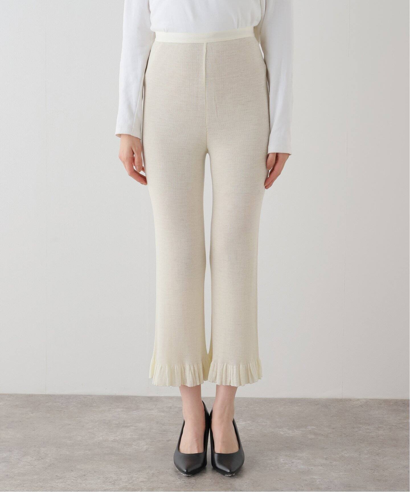 babaco/ババコ Fine Wool Ribbed パンツ BA01-LI104（その他パンツ 