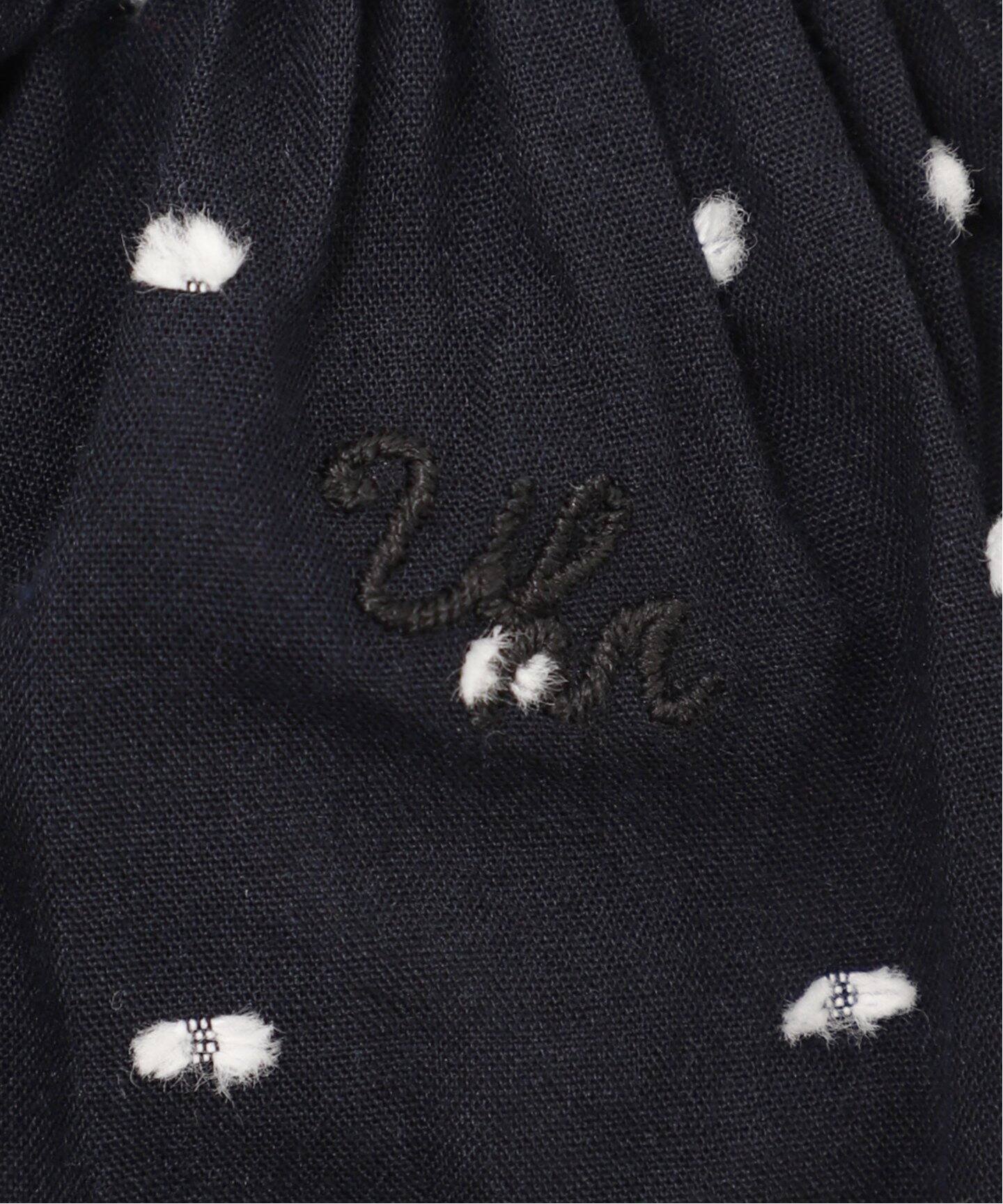 Uhr【ワンピースブルマセット】 Uhr baby&kids】別注ドットブルマbaby-kids(70cm-100cm)（キッズウェア