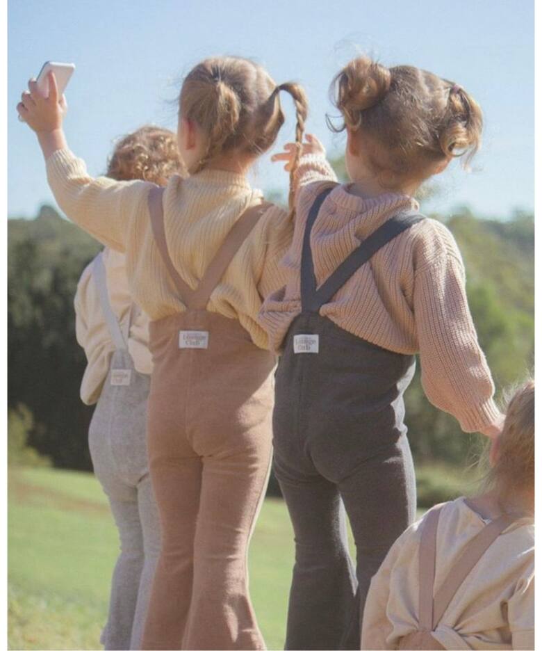 TWIN COLLECTIVE/ツインコレクティブ】SUSPENDER FLARE PANT(3Y-4Y 