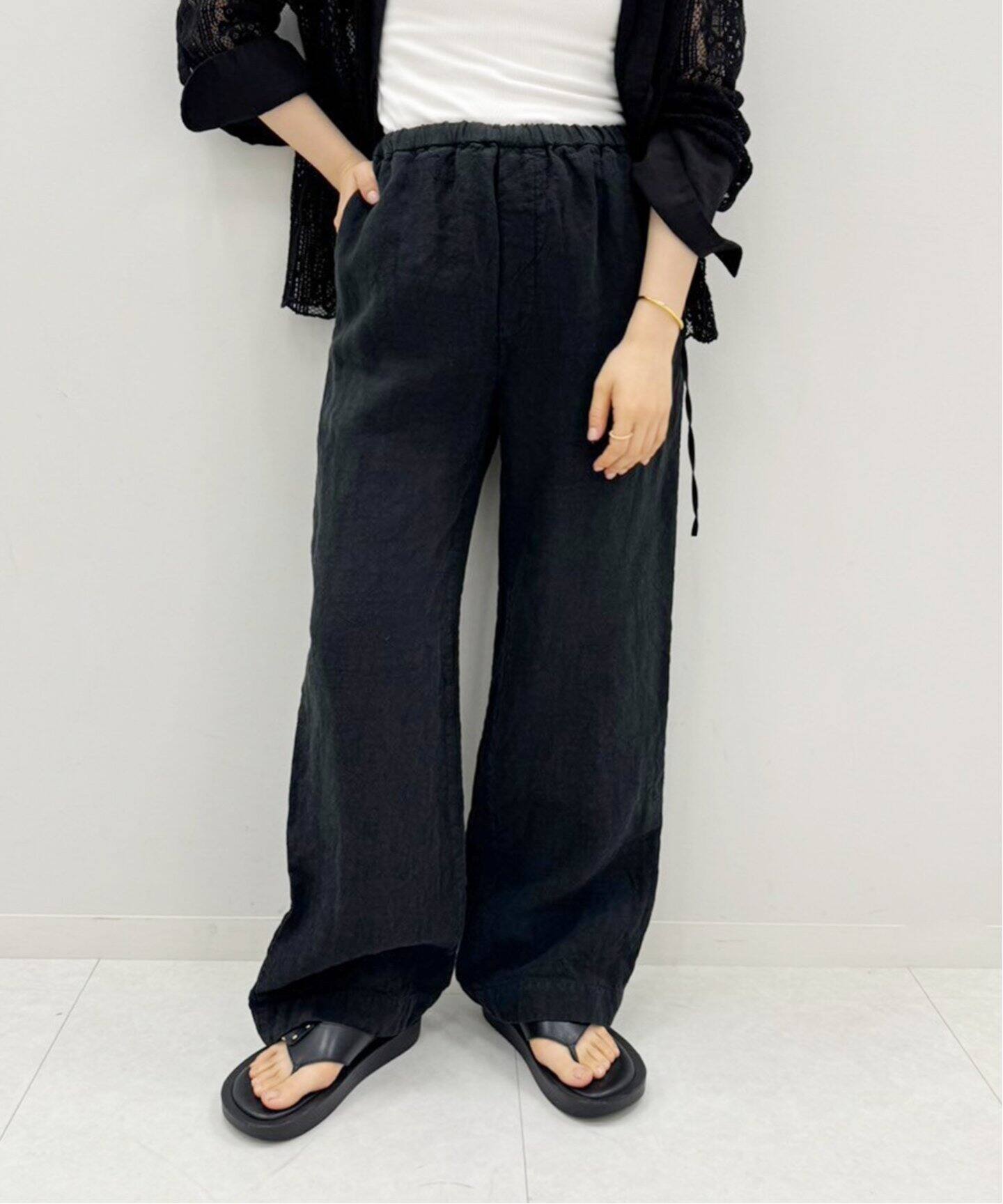 Washer Linen Relax パンツ（その他パンツ）｜Plage（プラージュ）の  