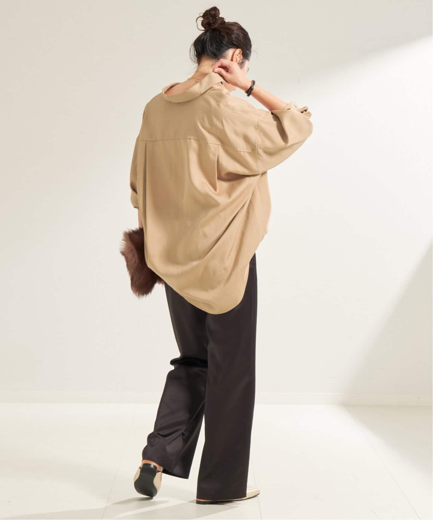 Satin Relax パンツ(その他パンツ)|Plage(プラージュ)の Satin Relax パンツ(その他パンツ)|Plage(プラージュ)の