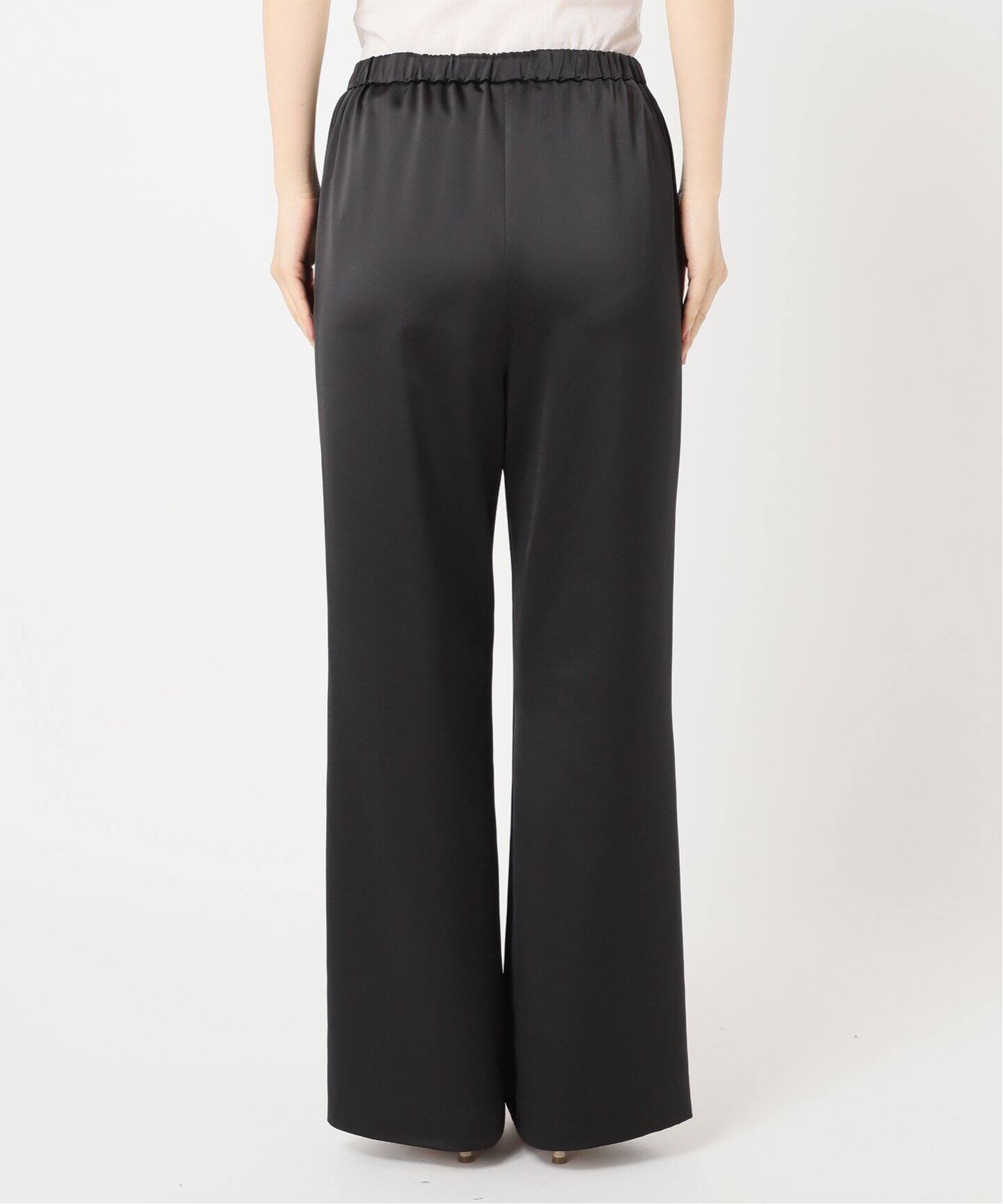 Plage プラージュ　Satin Relaxパンツ　ブラック　美品 追加》Satin Relax パンツ（その他パンツ）｜Plage（プラージュ