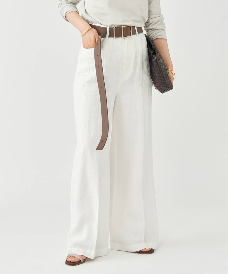 Linen Wide パンツ（その他パンツ）｜Plage（プラージュ）の通販  