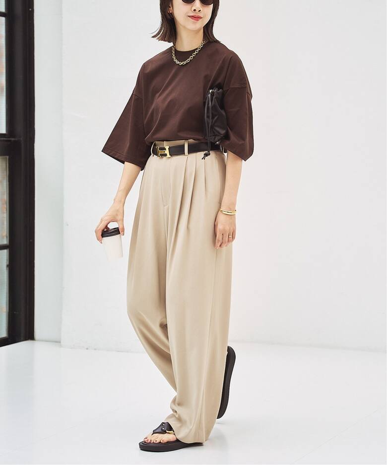 Georgette Tuck パンツ（スラックス）｜Plage（プラージュ）の  