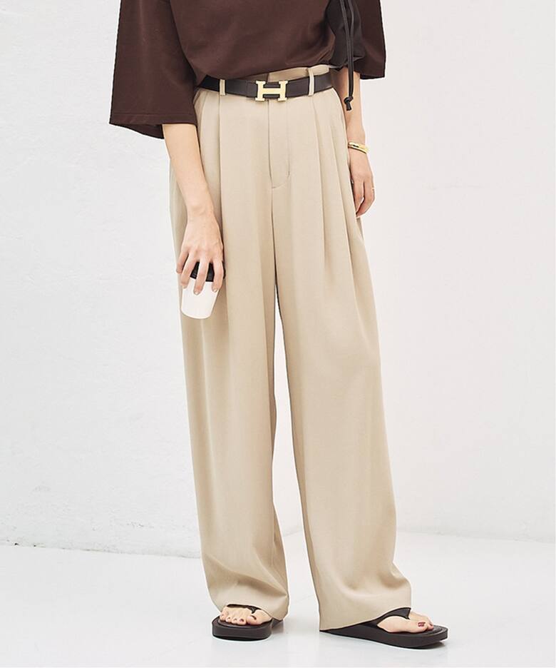 Georgette Tuck パンツ（スラックス）｜Plage（プラージュ）の  