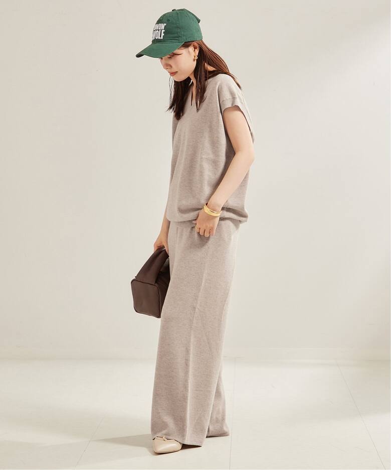 Wide Straight ニット パンツ（その他パンツ）｜Plage（プラージュ）の  