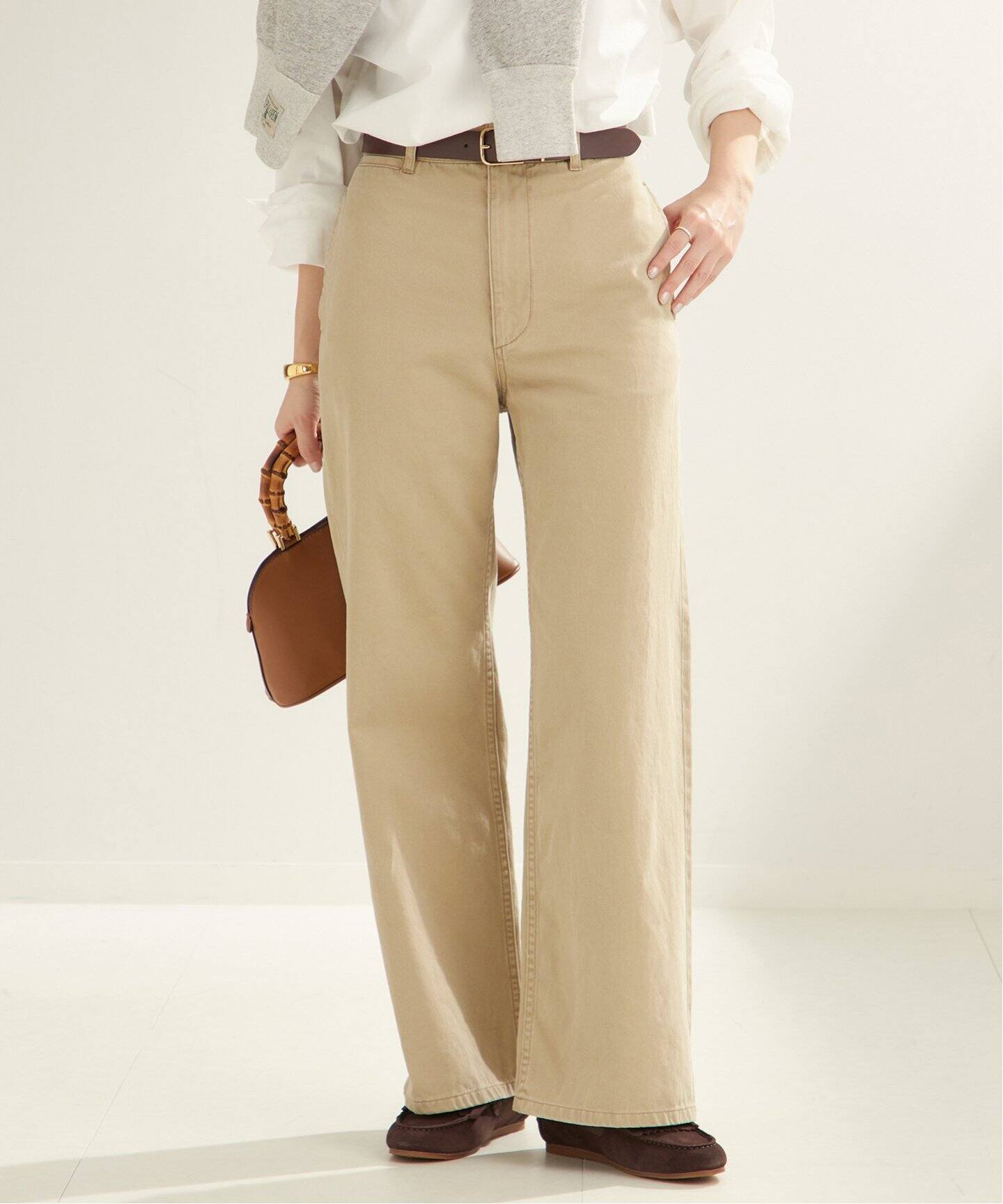 Semi Flared Chino パンツ（スラックス）｜Plage（プラージュ）の通販  