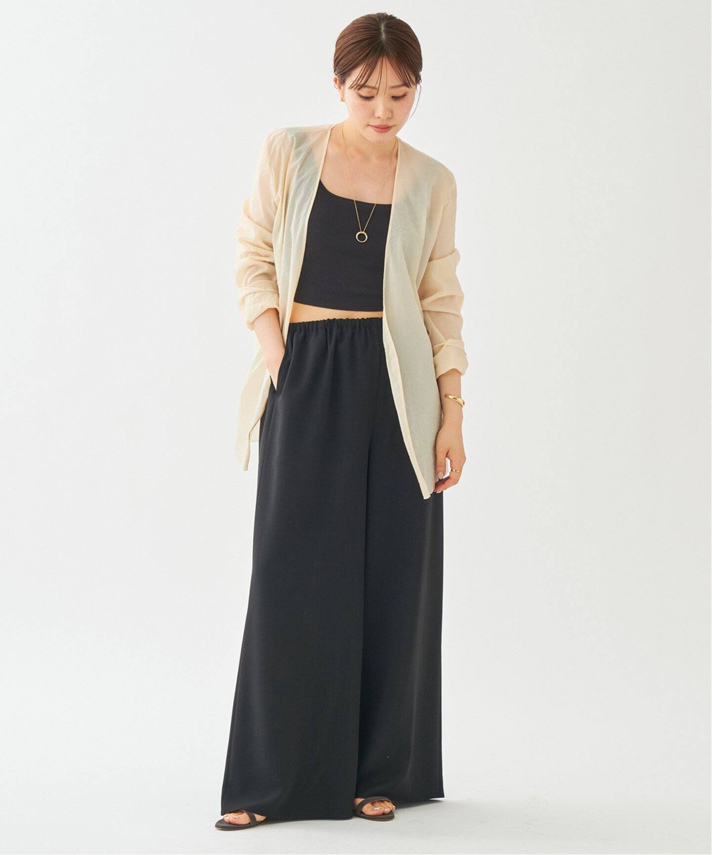 WEB限定追加》Dry Twill Relax パンツ2（スラックス）｜Plage  