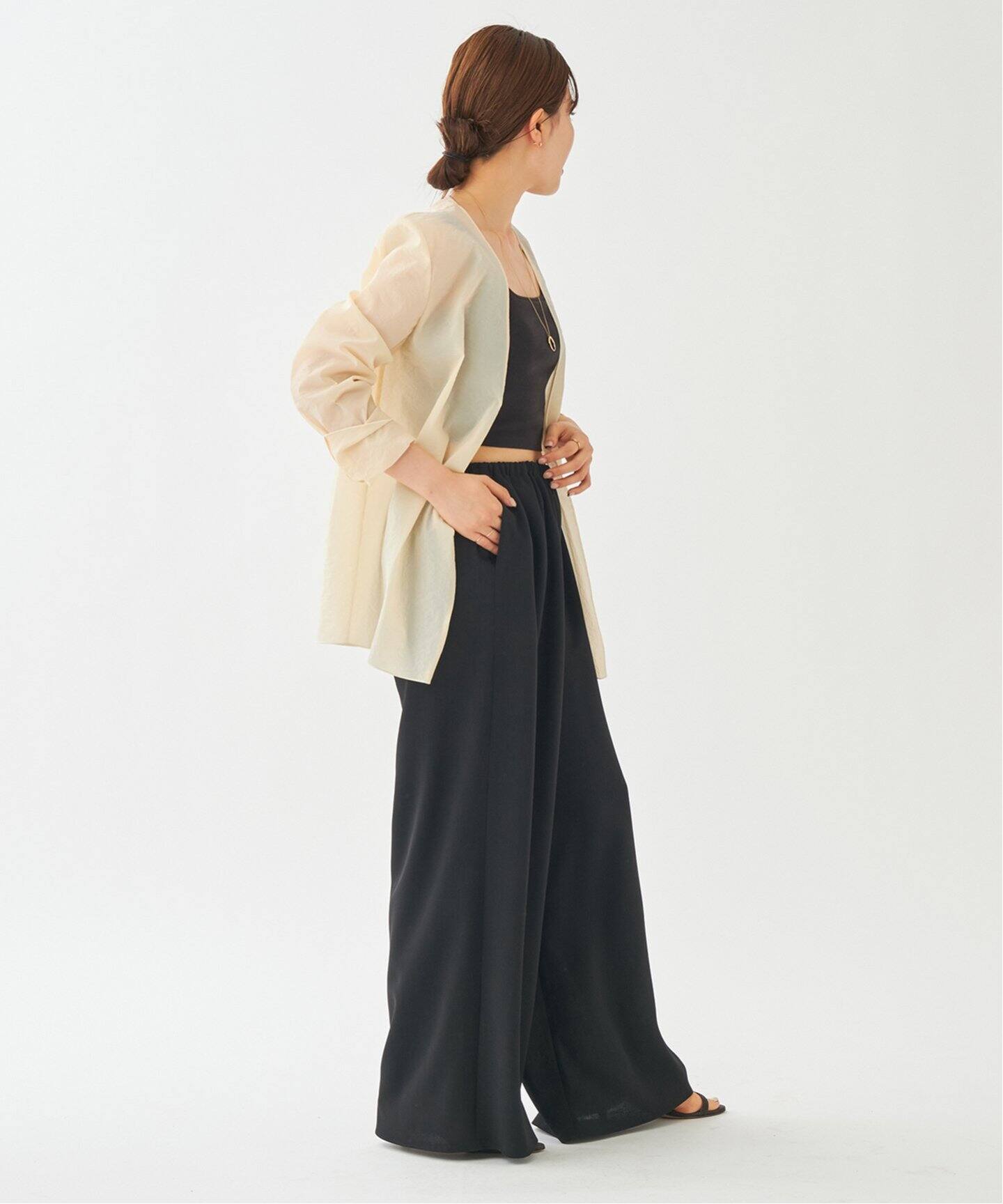 WEB限定追加》Dry Twill Relax パンツ2（スラックス）｜Plage  