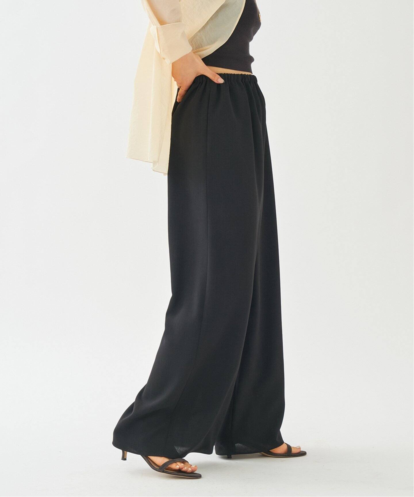WEB限定追加》Dry Twill Relax パンツ2（スラックス）｜Plage 