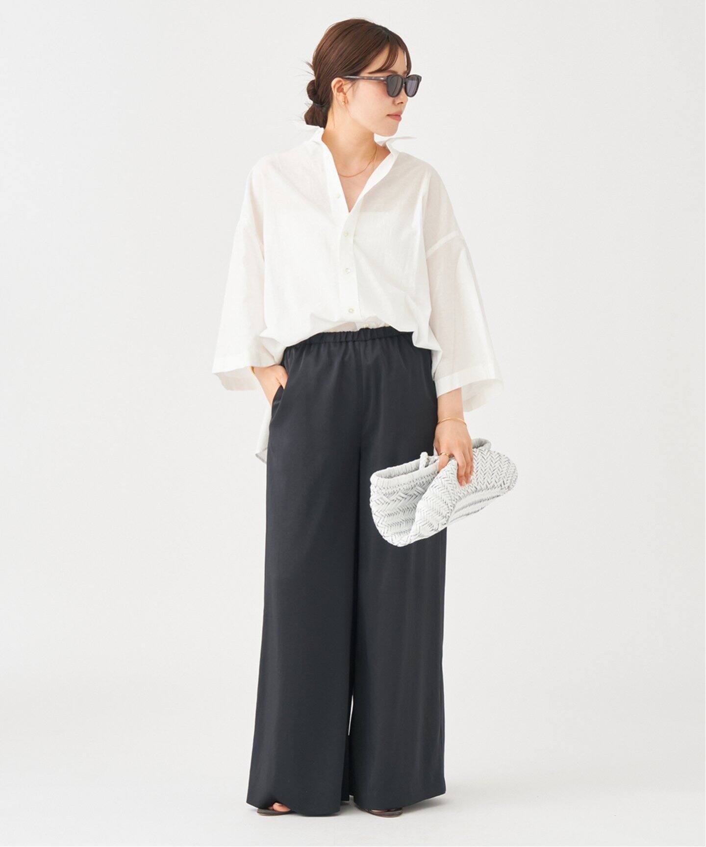 Satin Relax Wide パンツ（その他パンツ）｜Plage（プラージュ）の通販  