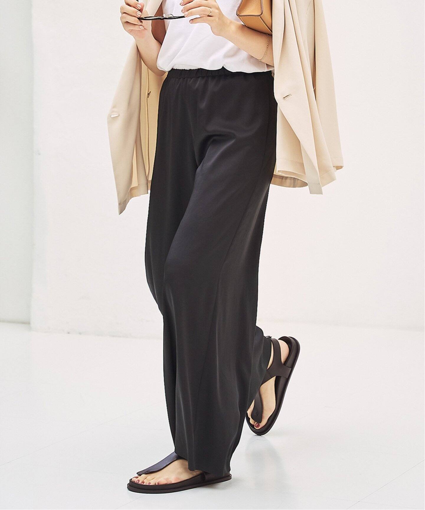 Satin Relax Wide パンツ（その他パンツ）｜Plage（プラージュ）の通販  