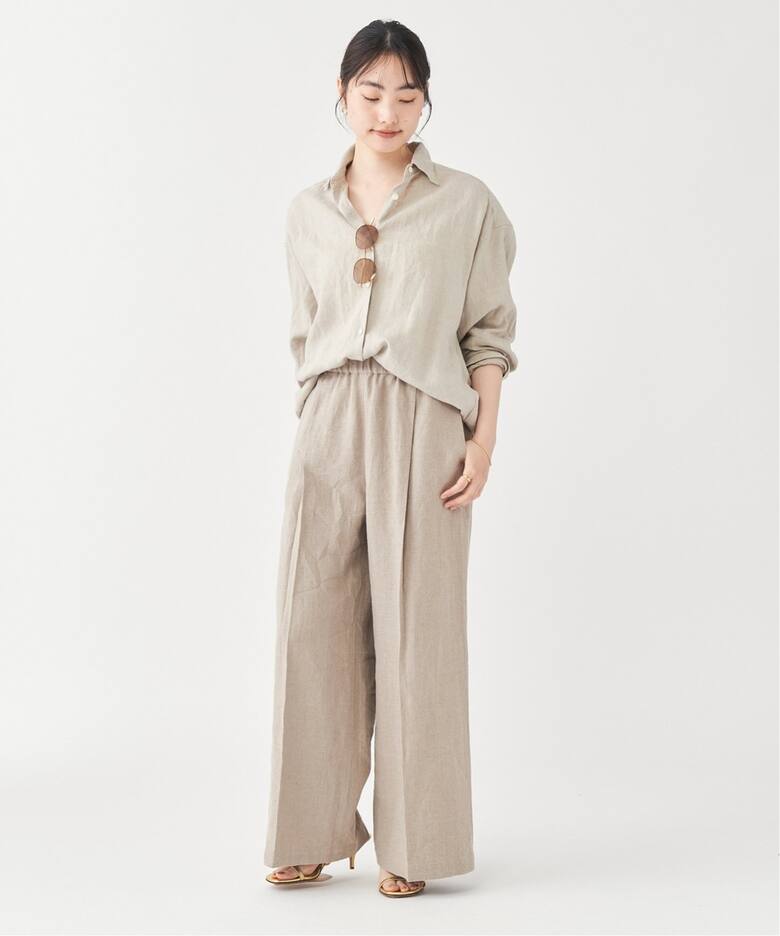 Linen Relax Wide パンツ（その他パンツ）｜Plage（プラージュ）の通販  