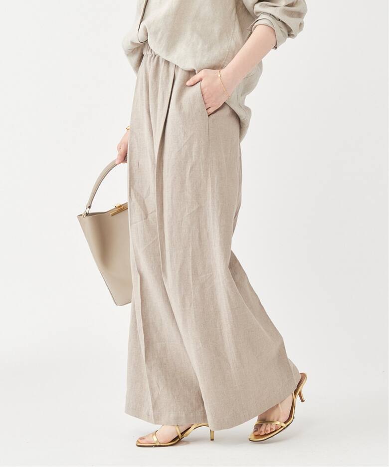 Linen Relax Wide パンツ（その他パンツ）｜Plage（プラージュ）の通販 