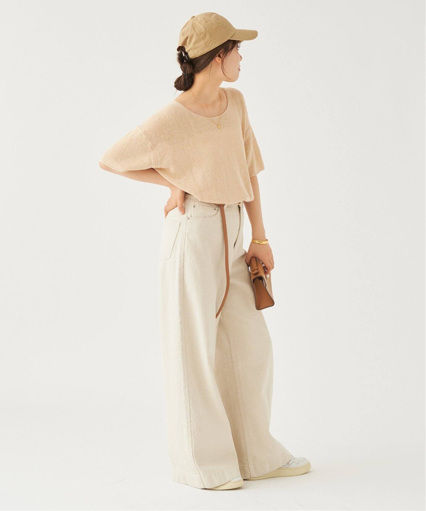 世界を買える 海外ブランド Cotton/Linen デニム（デニムパンツ・ジーンズ）｜Plage WIDE パンツ