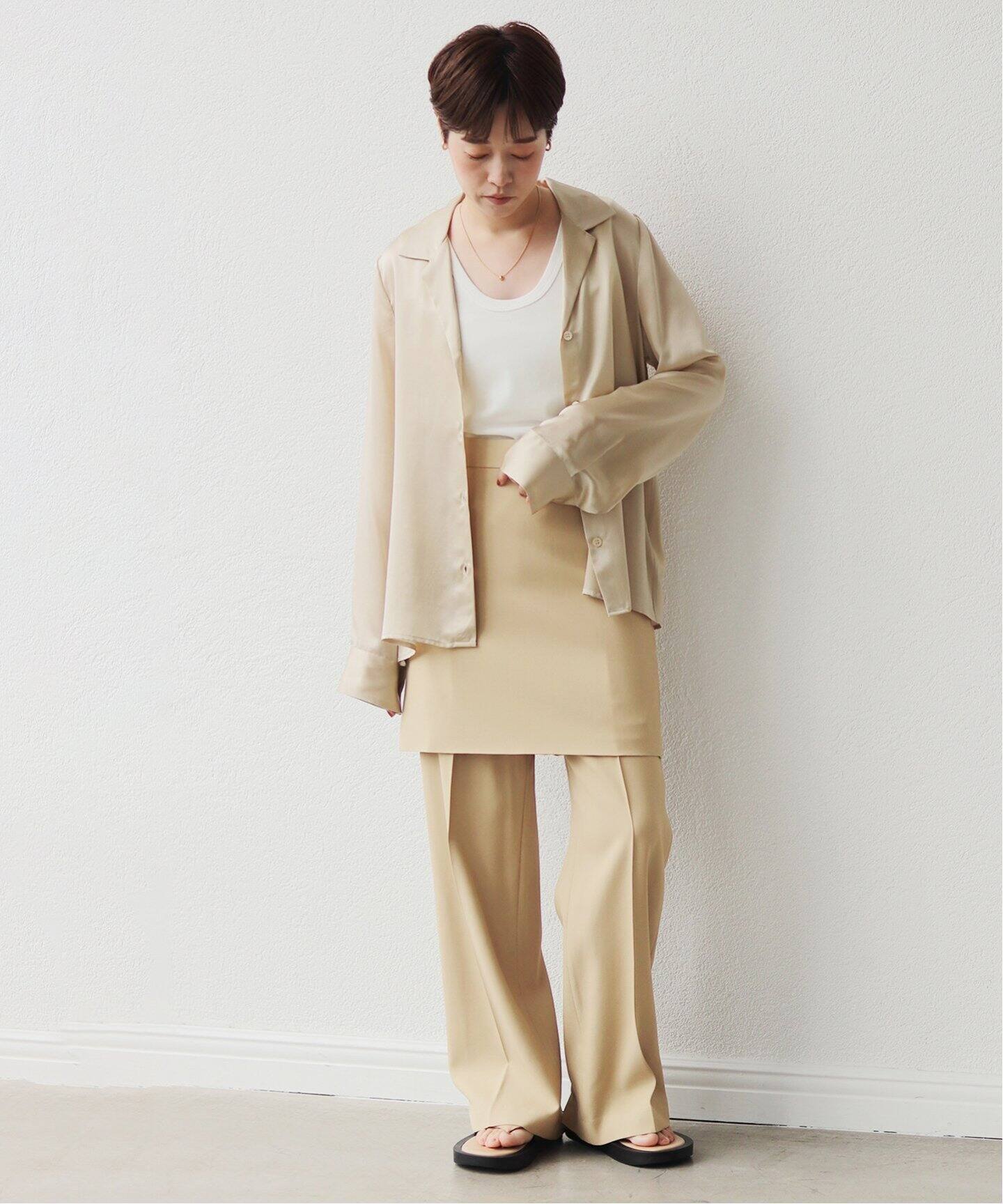 RIAM PLAGE リアム プラージュ パンツ ベージュ プラージュ plage R'IAM WRAP パンツ 34 リアム ラップパンツ