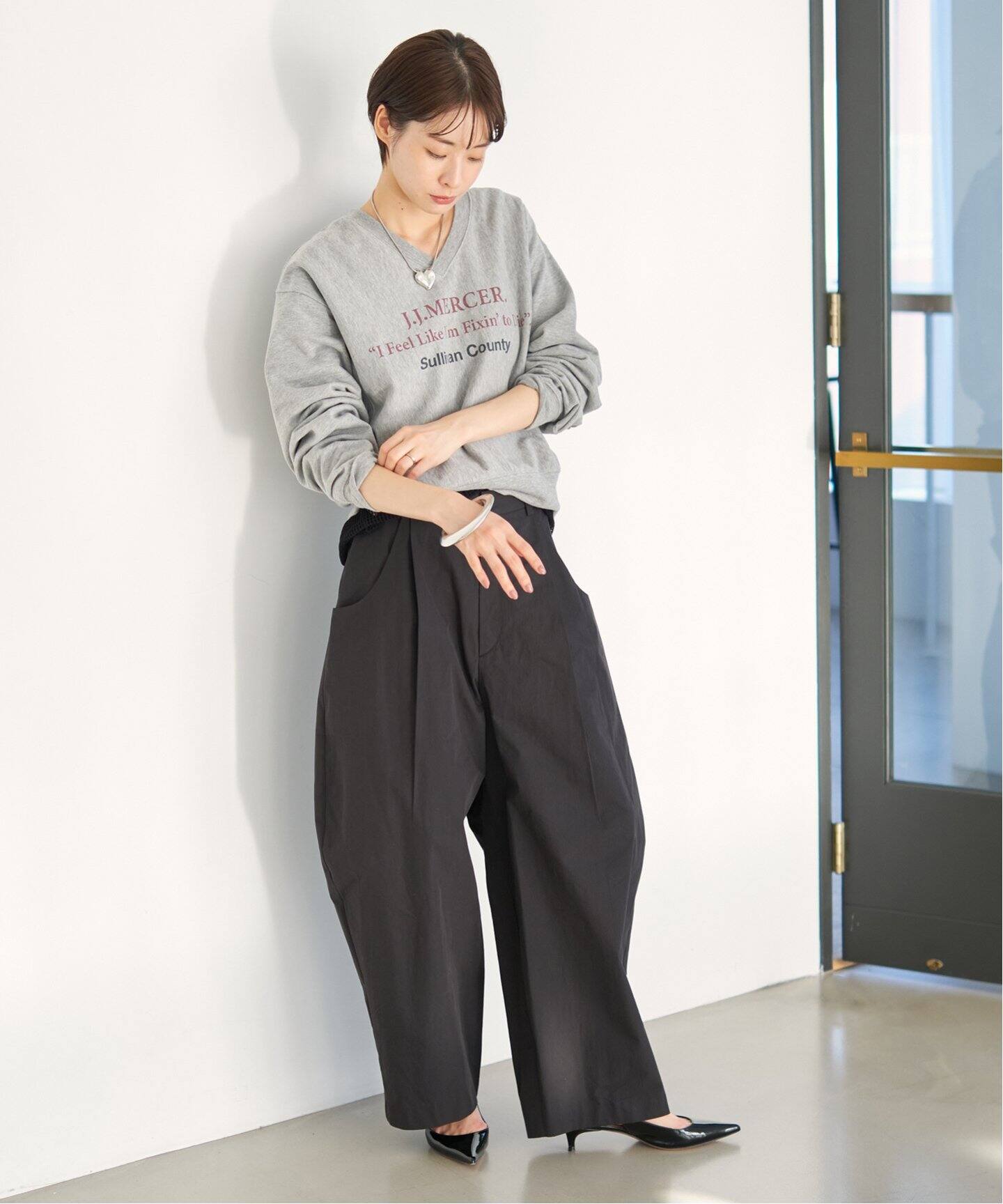 2024SS 極美品✨】R'IAM Plage バルーンチノパンツ 黒 完売品