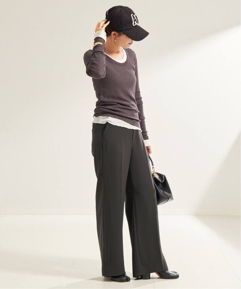 追加》washable straight パンツ（スラックス）｜Plage（プラージュ 