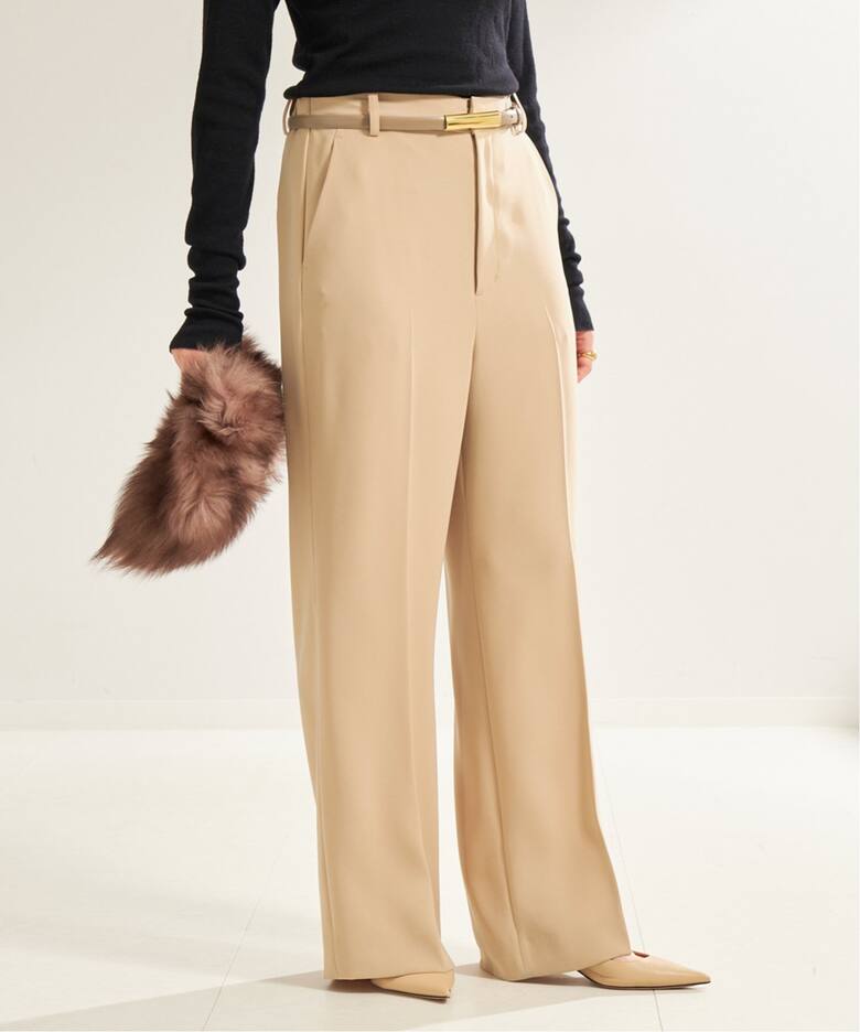 追加》washable straight パンツ（スラックス）｜Plage（プラージュ  