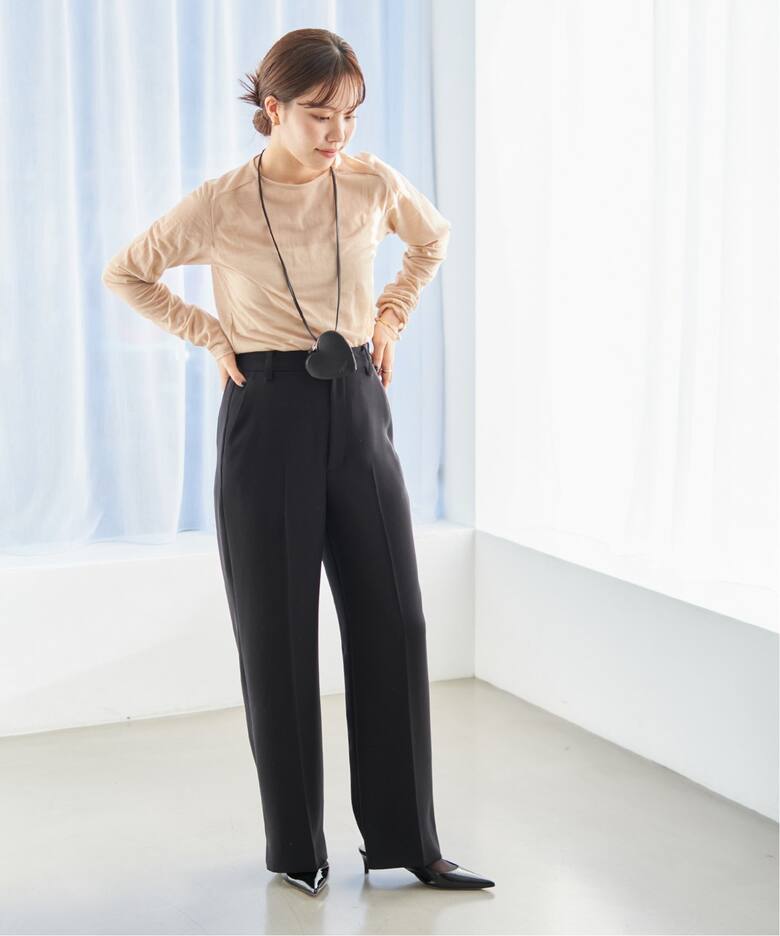 追加》washable straight パンツ（スラックス）｜Plage（プラージュ  