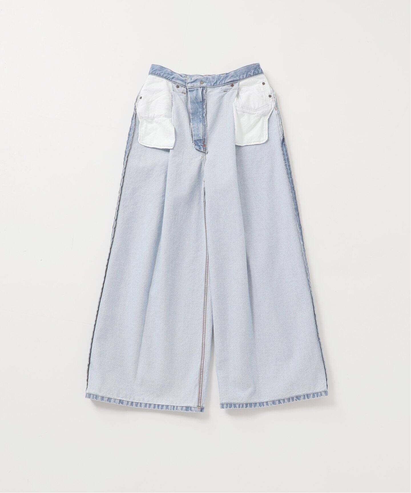 DENIM TUCK WIDE パンツ（デニムパンツ・ジーンズ）｜Plage 