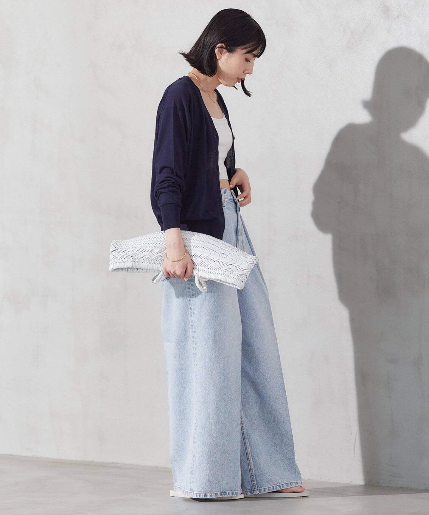 DENIM TUCK WIDE パンツ（デニムパンツ・ジーンズ）｜Plage 