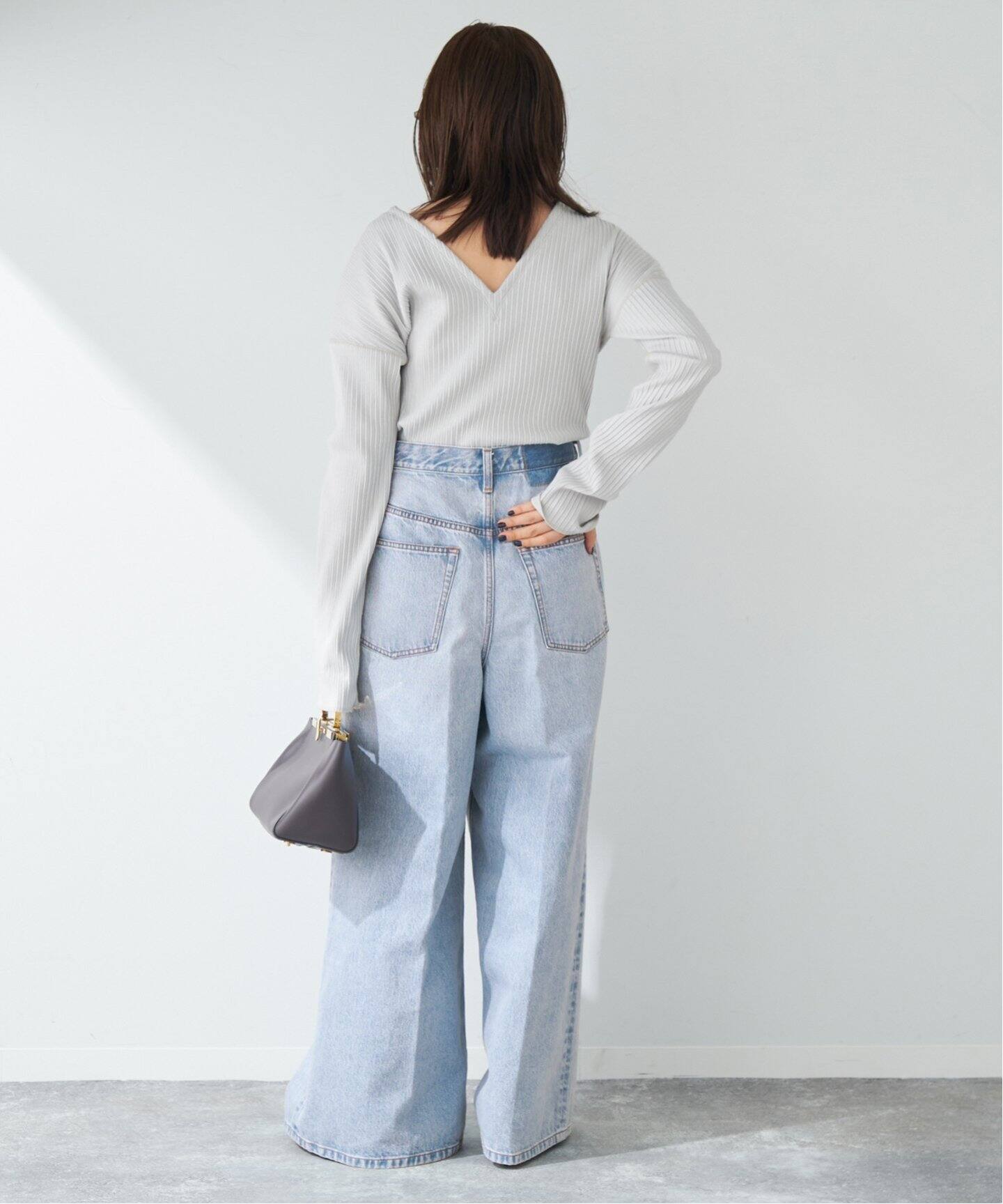 DENIM TUCK WIDE パンツ（デニムパンツ・ジーンズ）｜Plage 