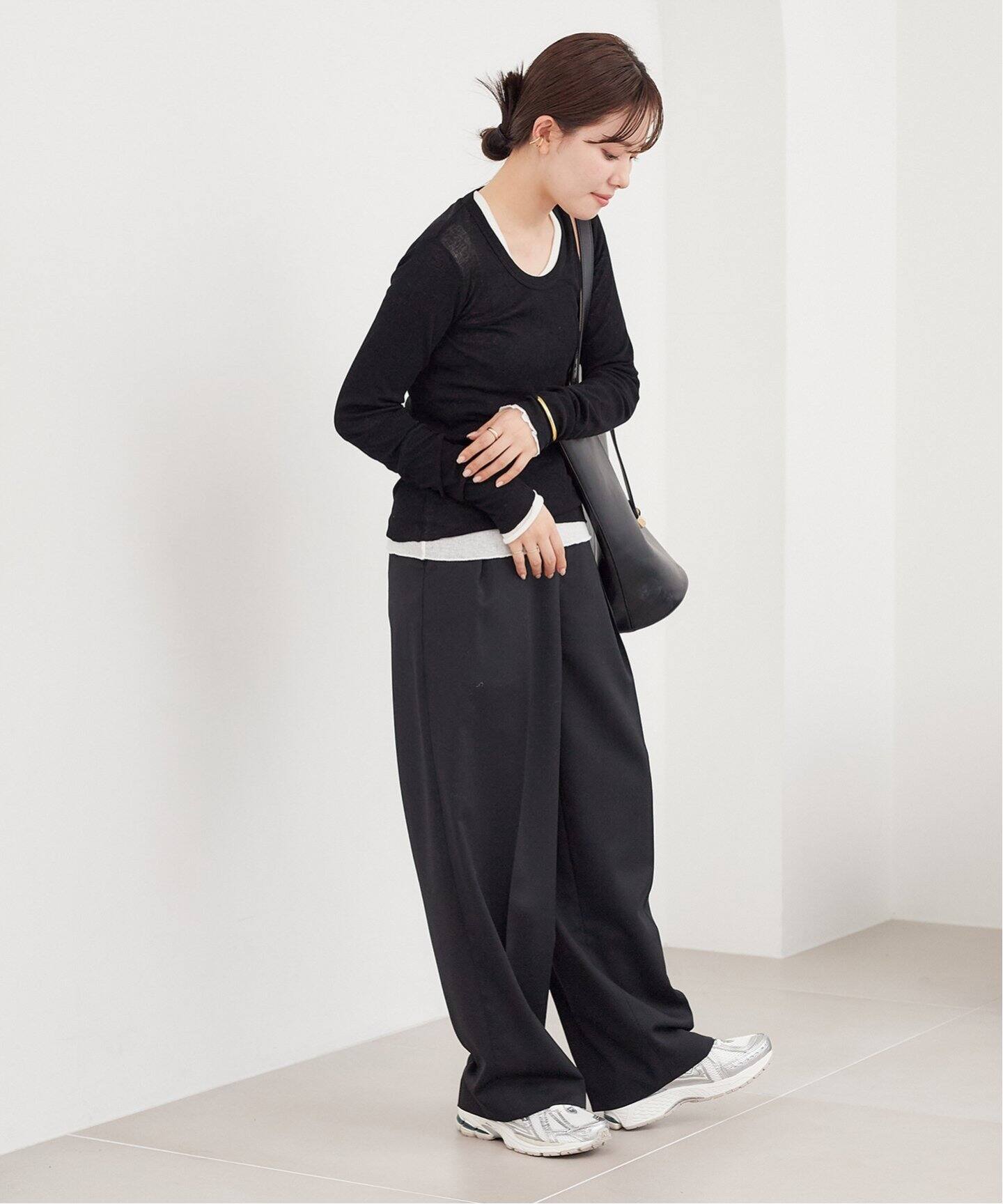 WOOL スラックス (black)（スラックス）｜Plage（プラージュ）の通販  