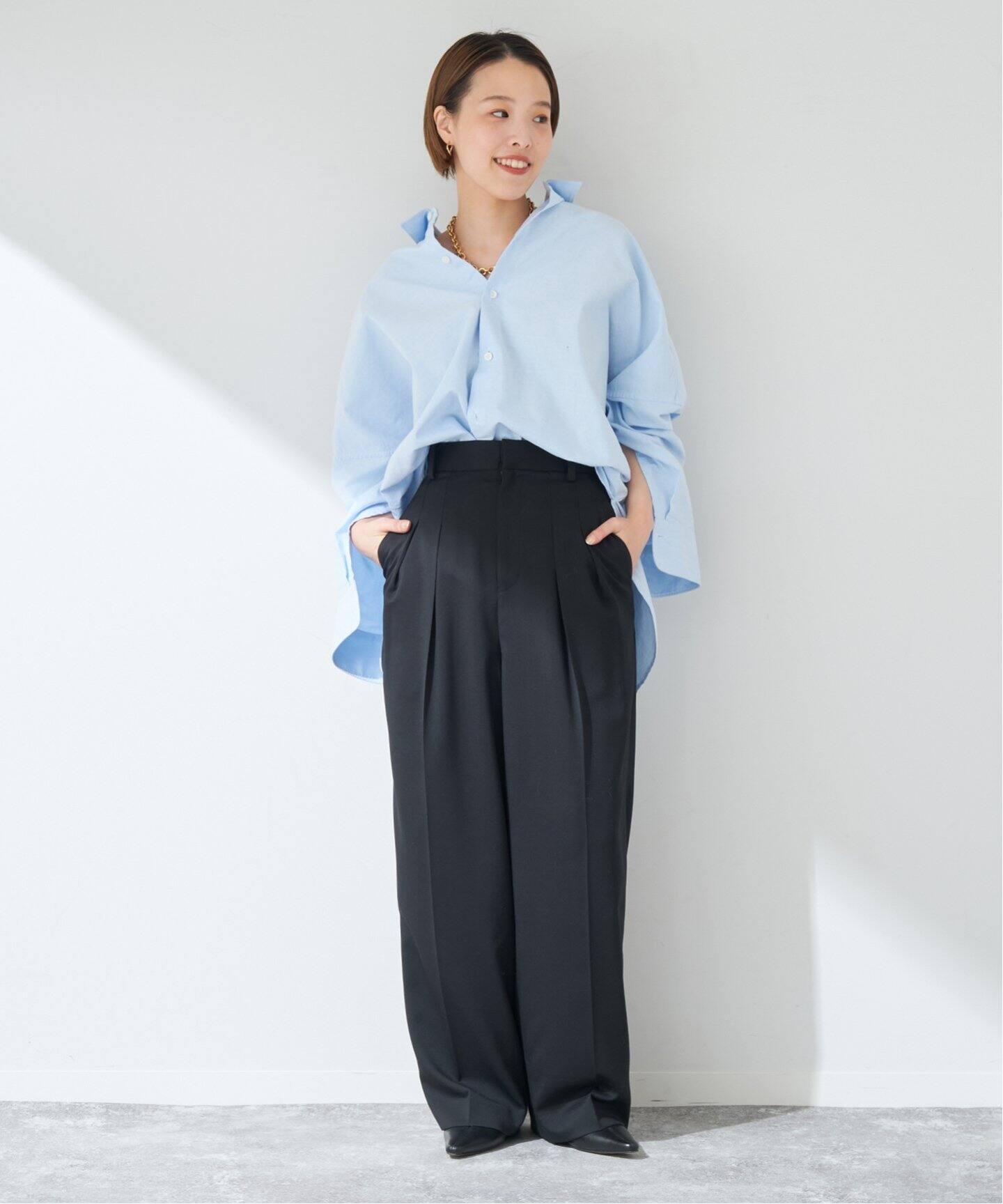 WOOL スラックス (black)（スラックス）｜Plage（プラージュ）の通販  