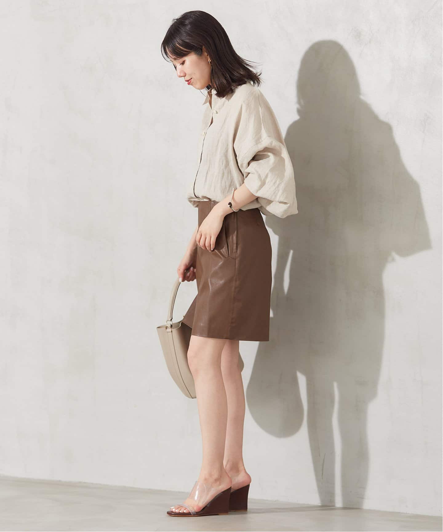 FAKE LEATHER ショートパンツ（ショート・ハーフパンツ）｜Plage