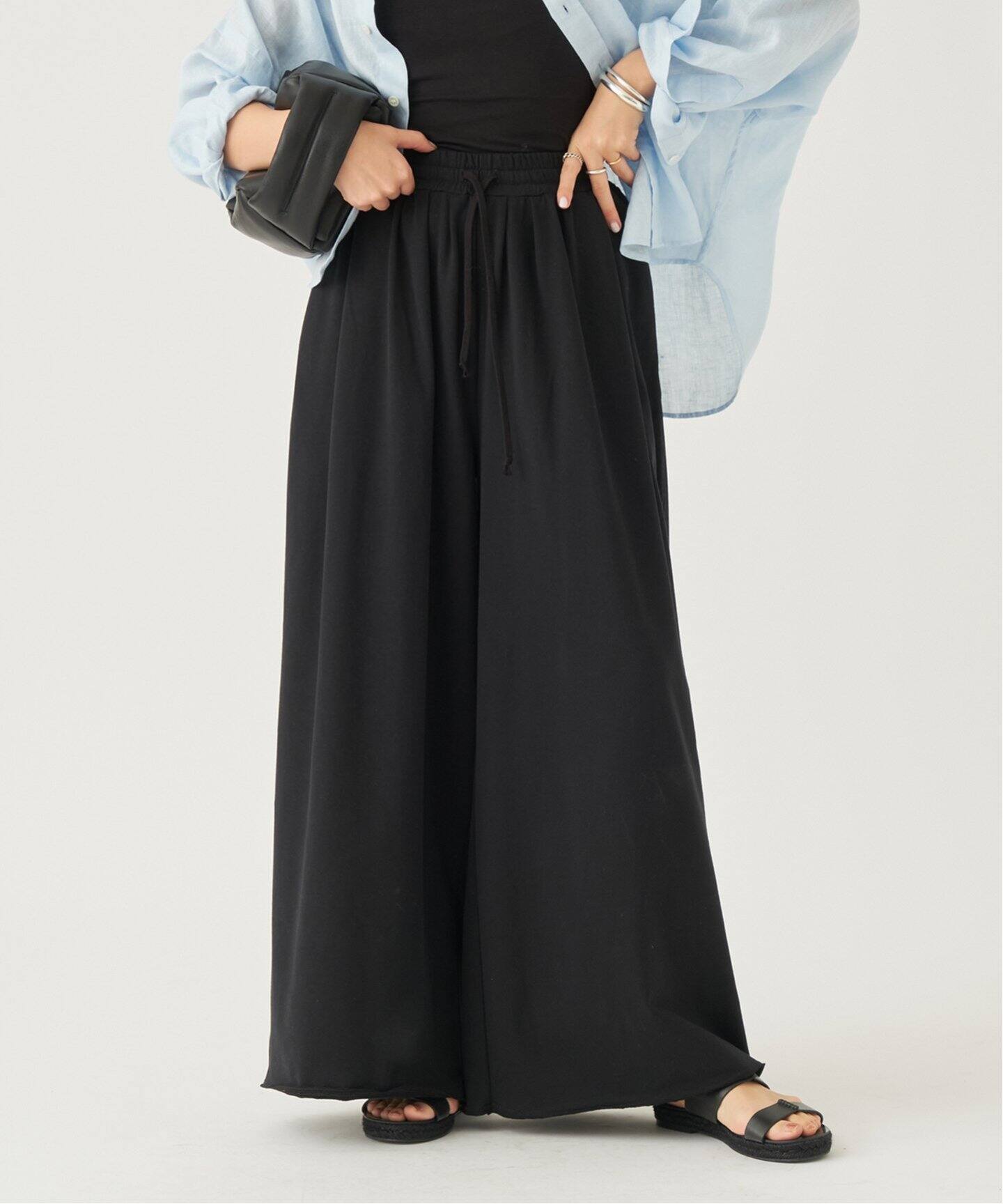 plage スウェットワイドタックパンツ セール】SWEAT WIDE TUCK パンツ（スウェットパンツ）｜Plage