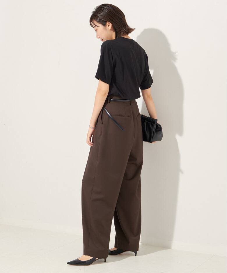 THREE TUCK ワイド パンツ（スラックス）｜Plage（プラージュ）の通販  