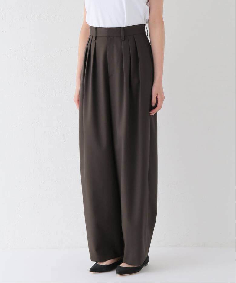 THREE TUCK ワイド パンツ（スラックス）｜Plage（プラージュ）の通販  
