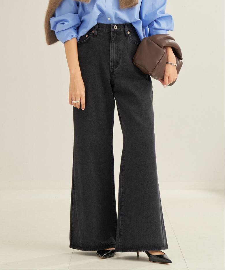 DENIM SEMI FLARED パンツ（デニムパンツ・ジーンズ）｜Plage 