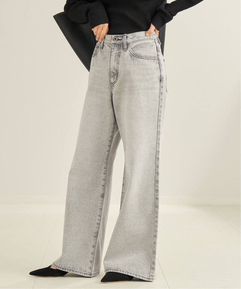 DENIM SEMI FLARED パンツ（デニムパンツ・ジーンズ）｜Plage 