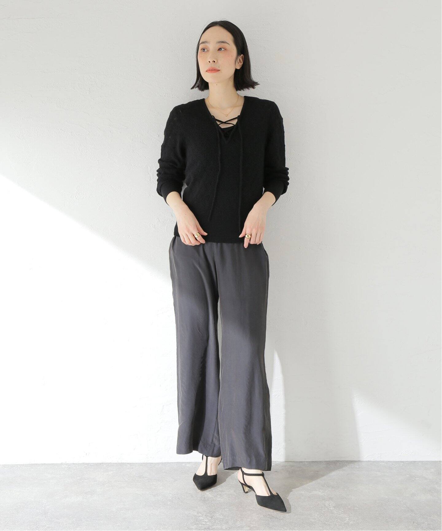 SILK RAYON イージー スラックス（スラックス）｜Plage（プラージュ 