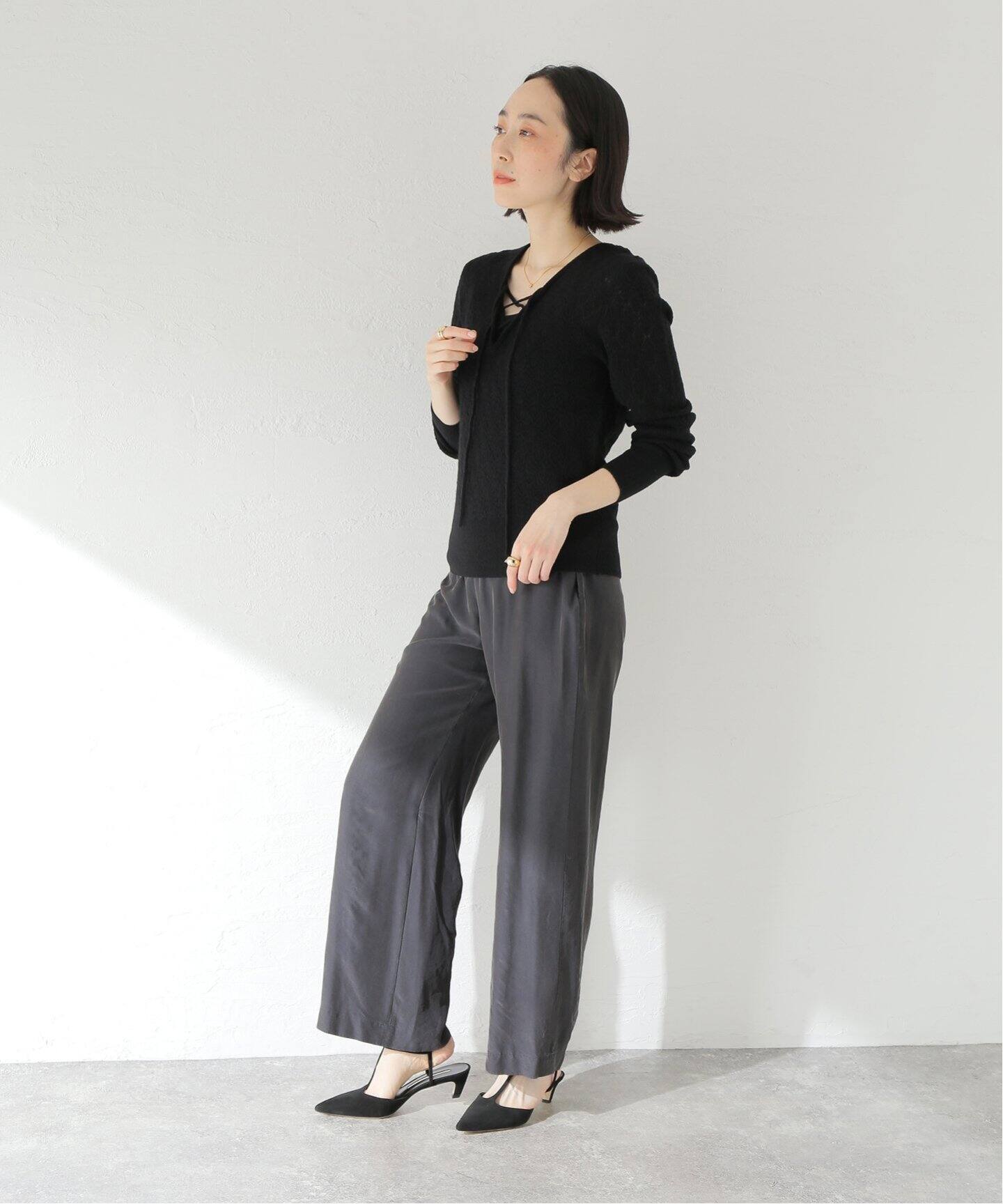 SILK RAYON イージー スラックス（スラックス）｜Plage（プラージュ 