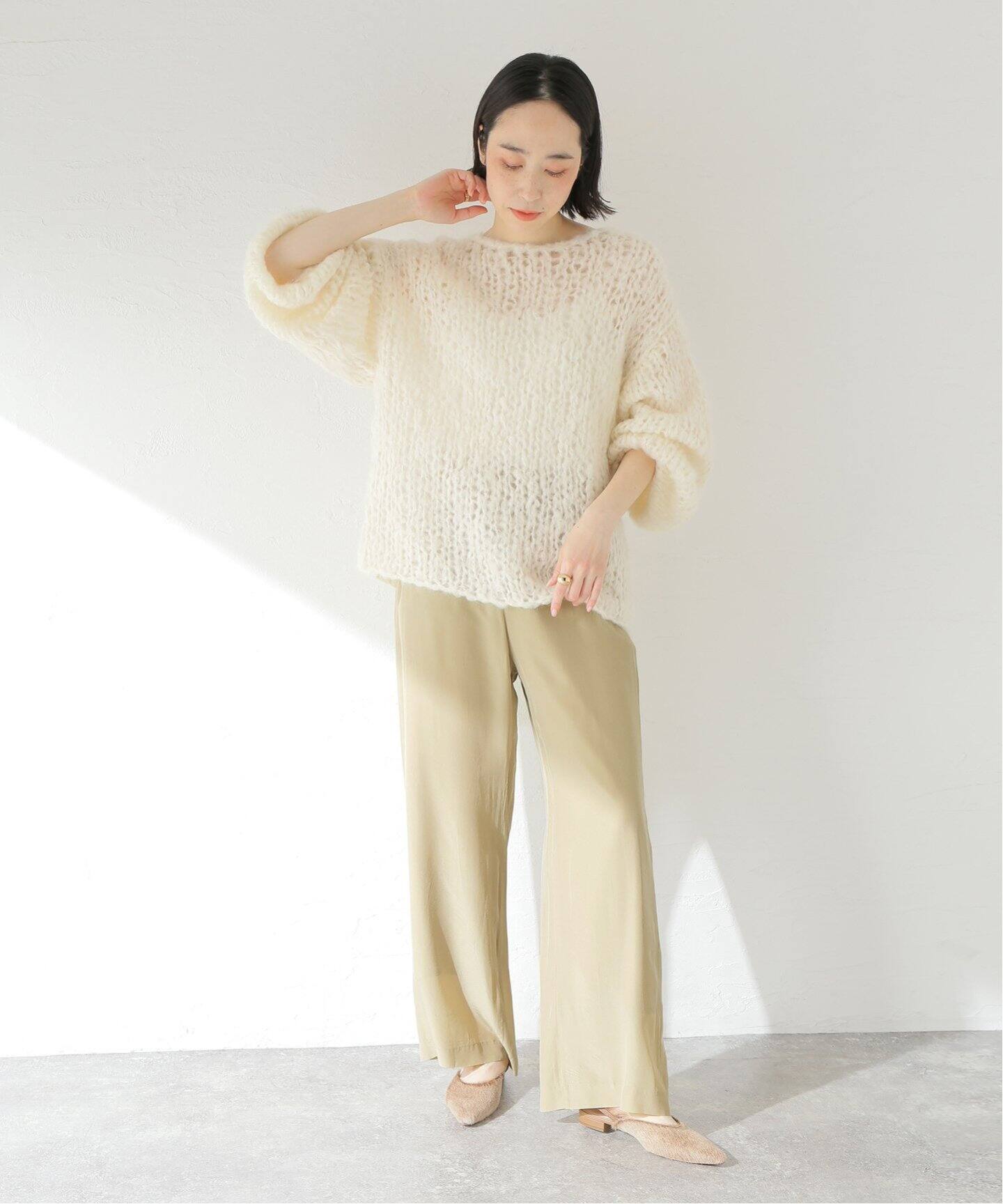 SILK RAYON イージー スラックス（スラックス）｜Plage（プラージュ 