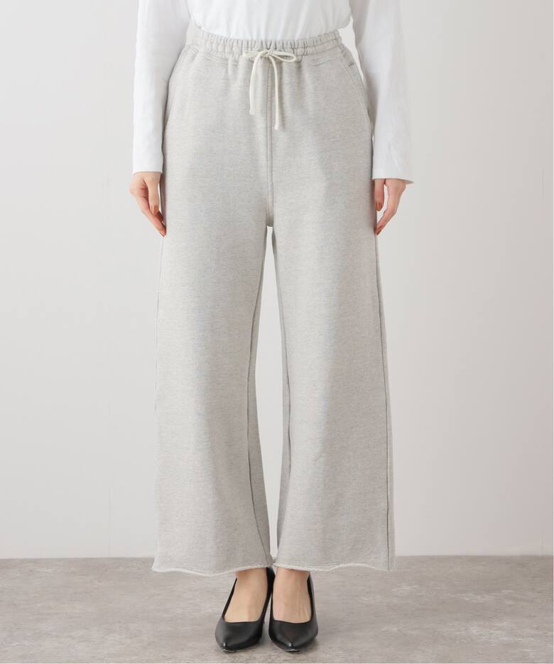 追加》スウェットワイドストレートパンツ（スウェットパンツ）｜Plage  