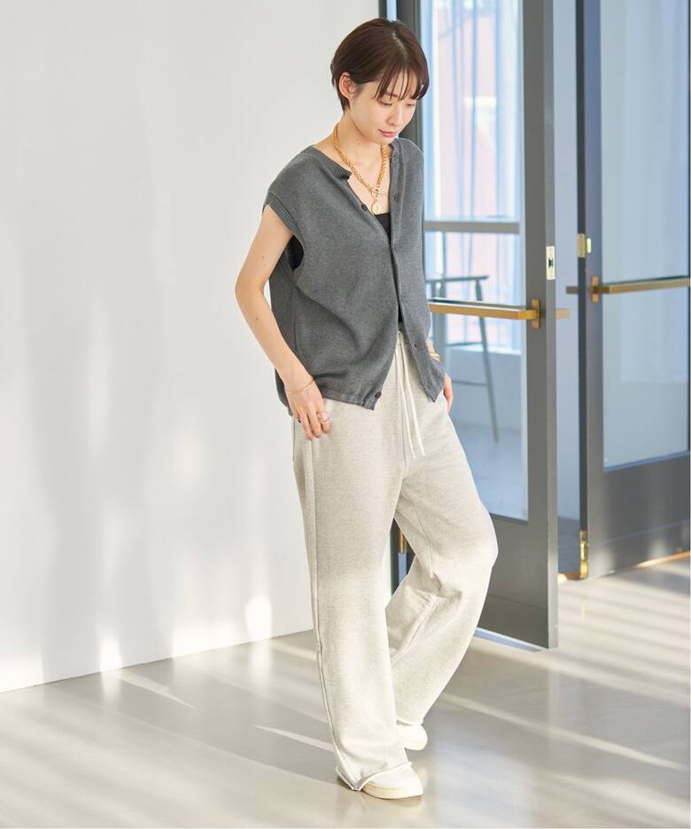 追加》スウェットワイドストレートパンツ（スウェットパンツ）｜Plage  