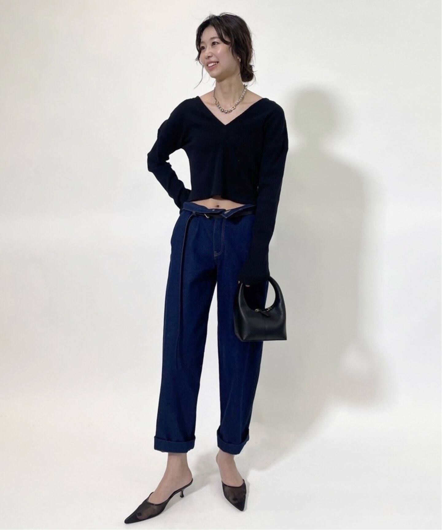 CALUX/キャラクス】 別注 CROPPED デニム（デニムパンツ・ジーンズ  