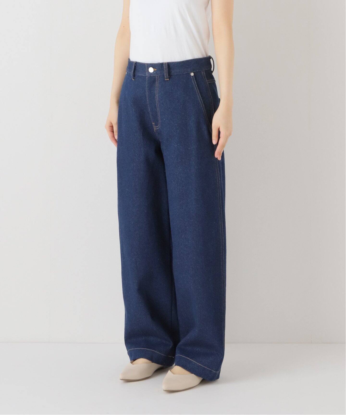 CALUX/キャラクス】 別注 CROPPED デニム（デニムパンツ・ジーンズ  