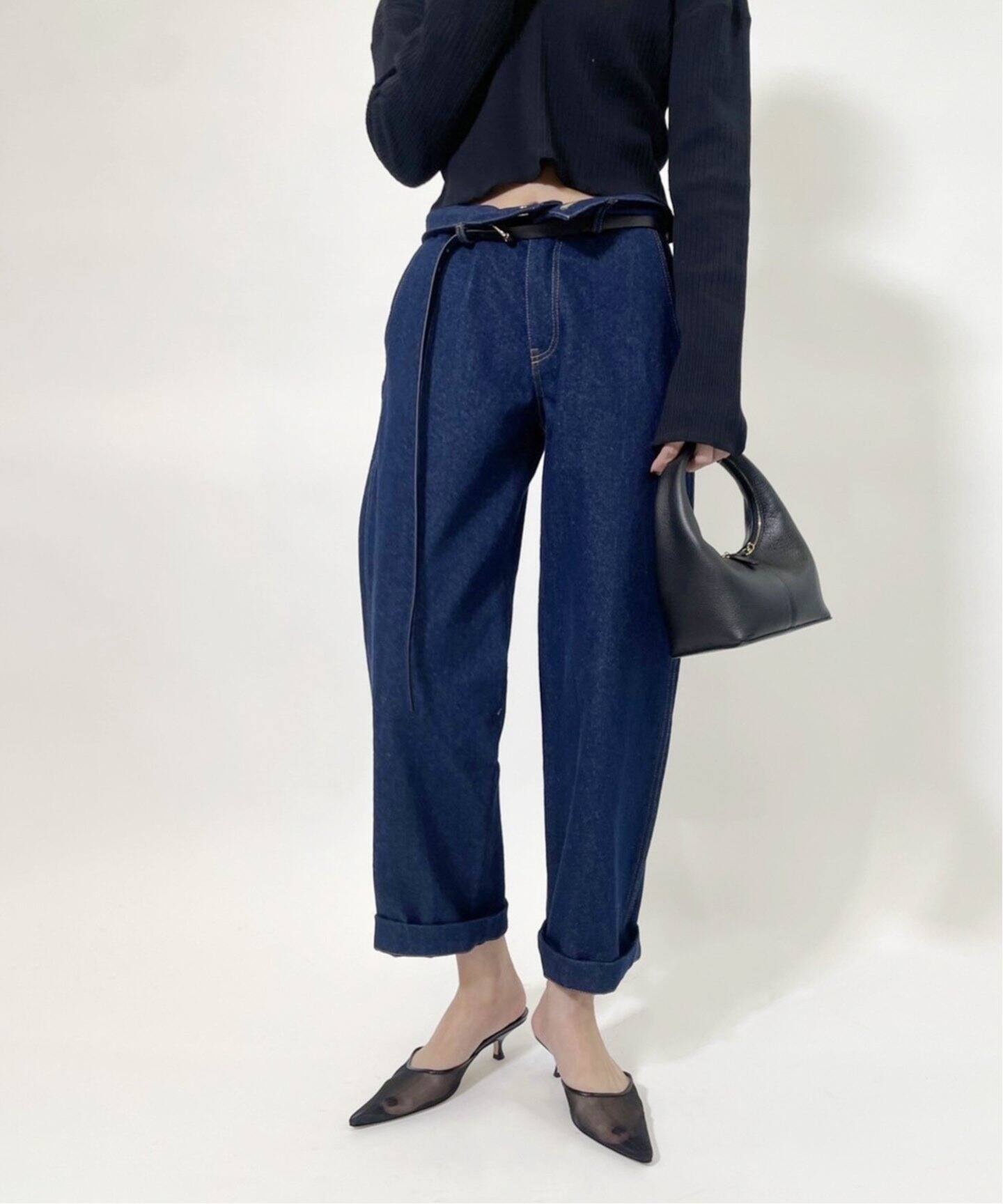 CALUX/キャラクス】 別注 CROPPED デニム（デニムパンツ・ジーンズ  