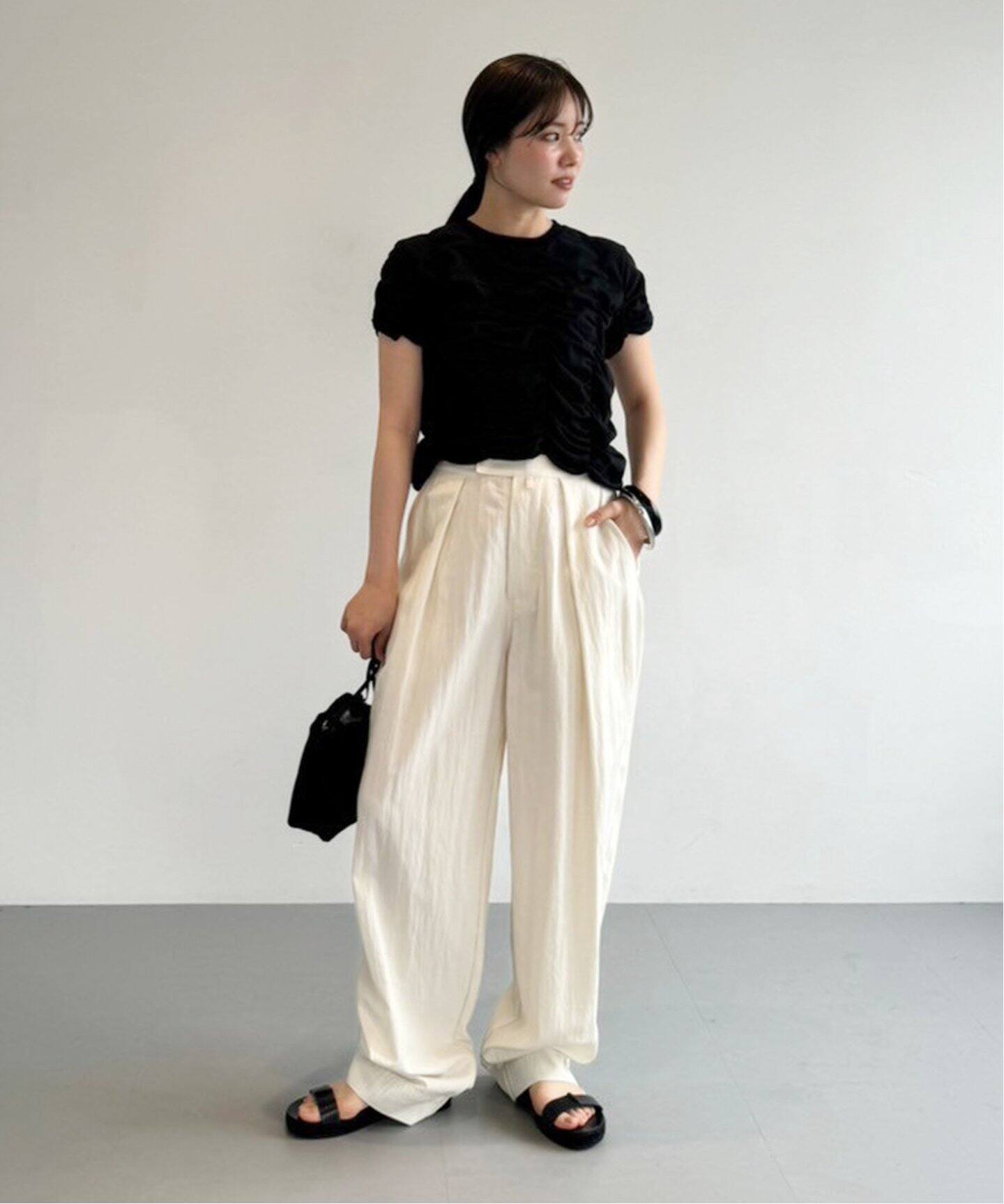 NEARBYME/ニアーバイミー】SUMMER スラックス（スラックス）｜Plage  