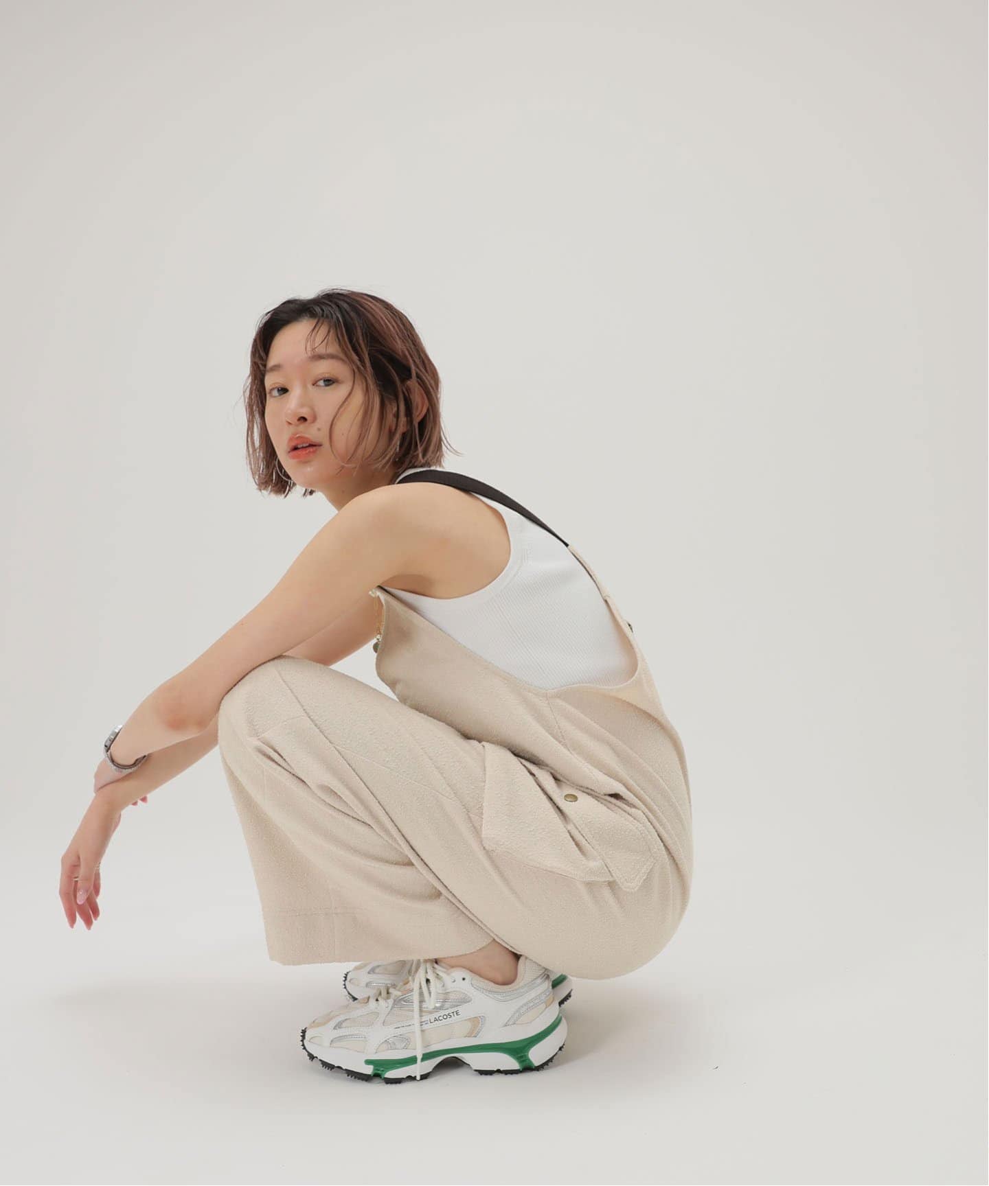 SLOBE citron./スローブシトロン　フィッシングサロペット 新品タグ付 SLOBE citron./スローブシトロン フィッシングサロペット 新品