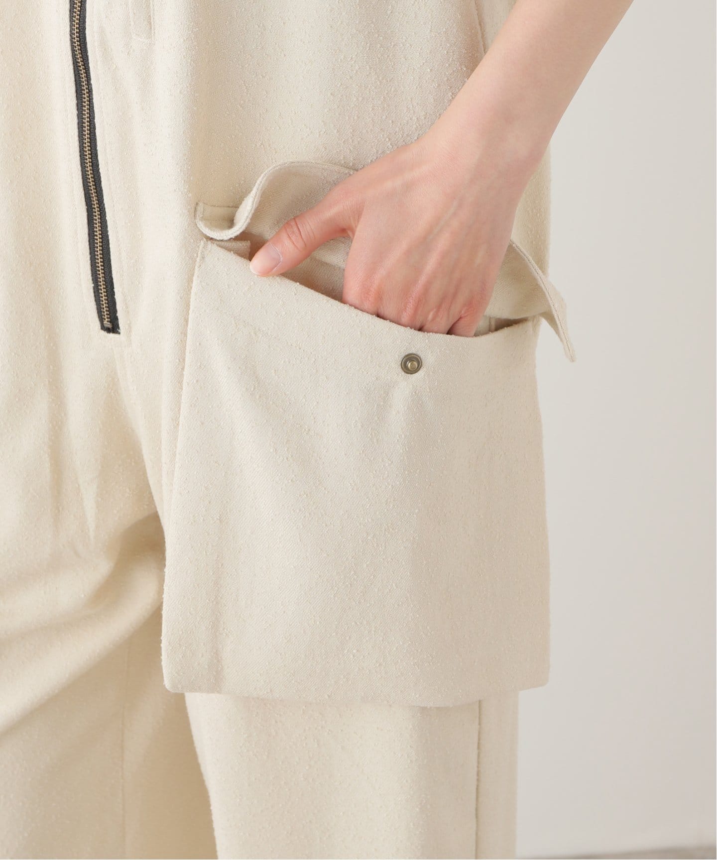 SLOBE citron.TWEED ジョガーサロペット SLOBE citron.TWEED ジョガーサロペット