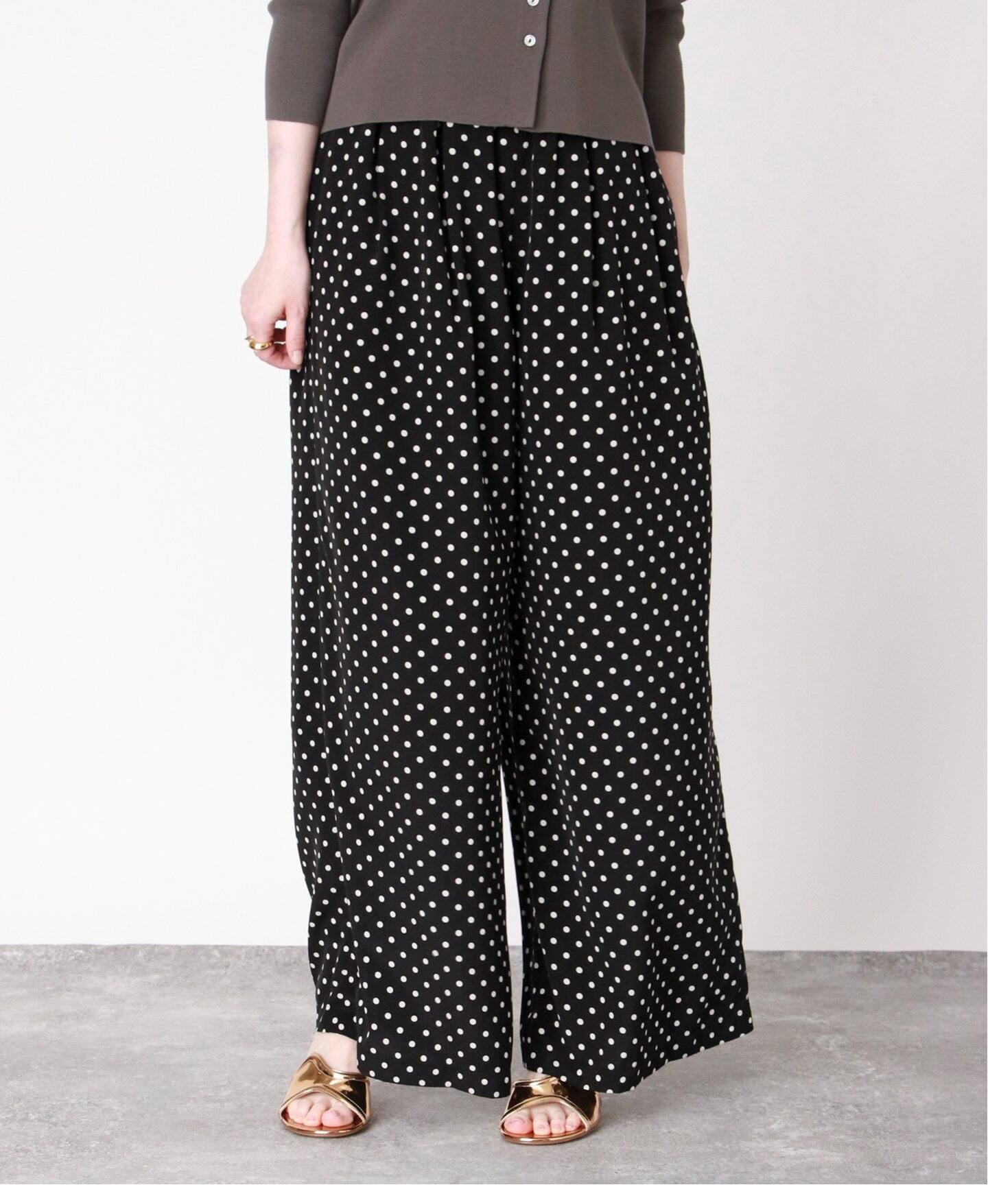 ドットワイドパンツ（その他パンツ）｜VERMEIL par iena  
