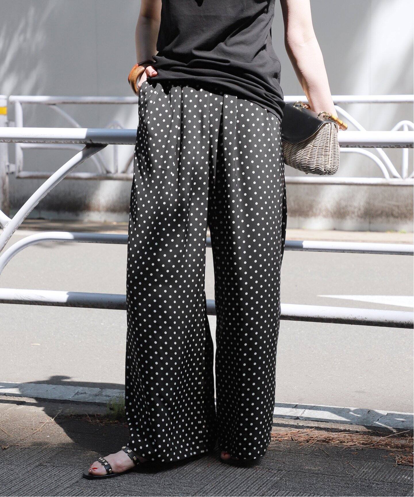 ドットワイドパンツ（その他パンツ）｜VERMEIL par iena（ヴェルメイユ 
