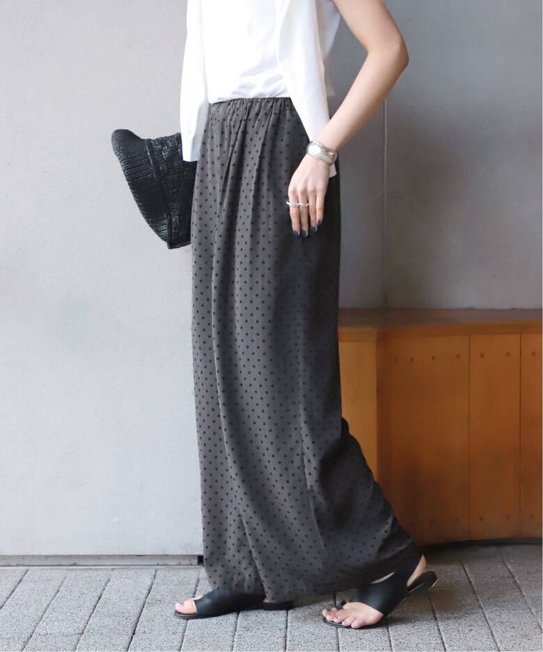 ドットワイドパンツ（その他パンツ）｜VERMEIL par iena（ヴェルメイユ  