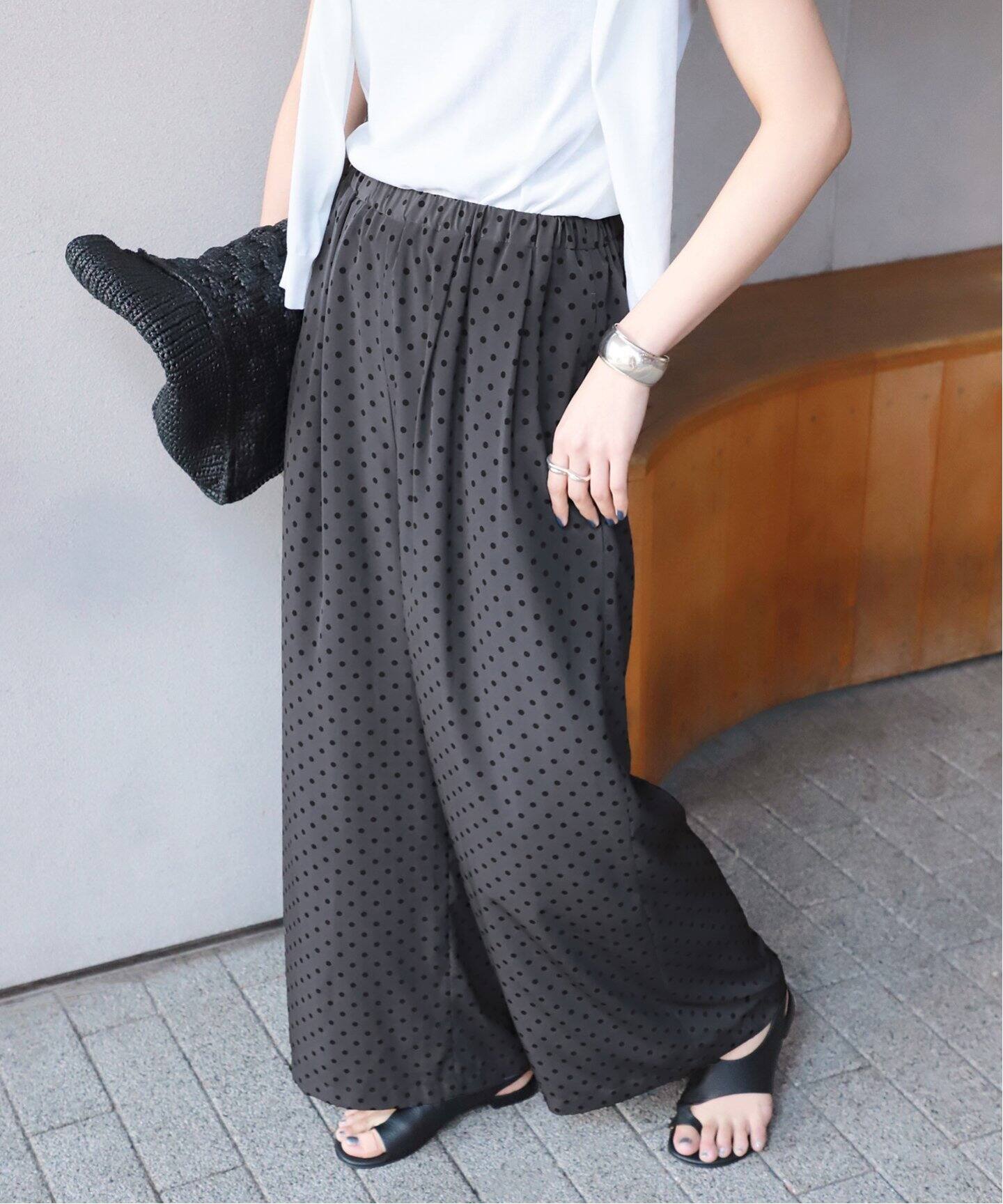 ドットワイドパンツ（その他パンツ）｜VERMEIL par iena  